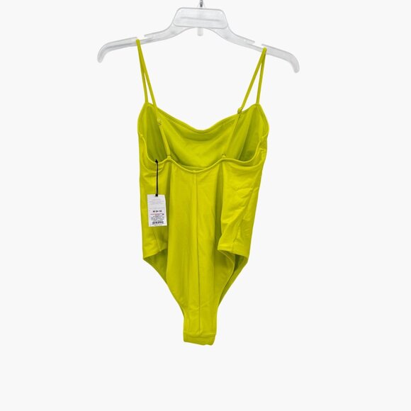 NEW Shade & Shore One Piece Swimsuit - Lime Green - Size Medium - Picture 3 of 10